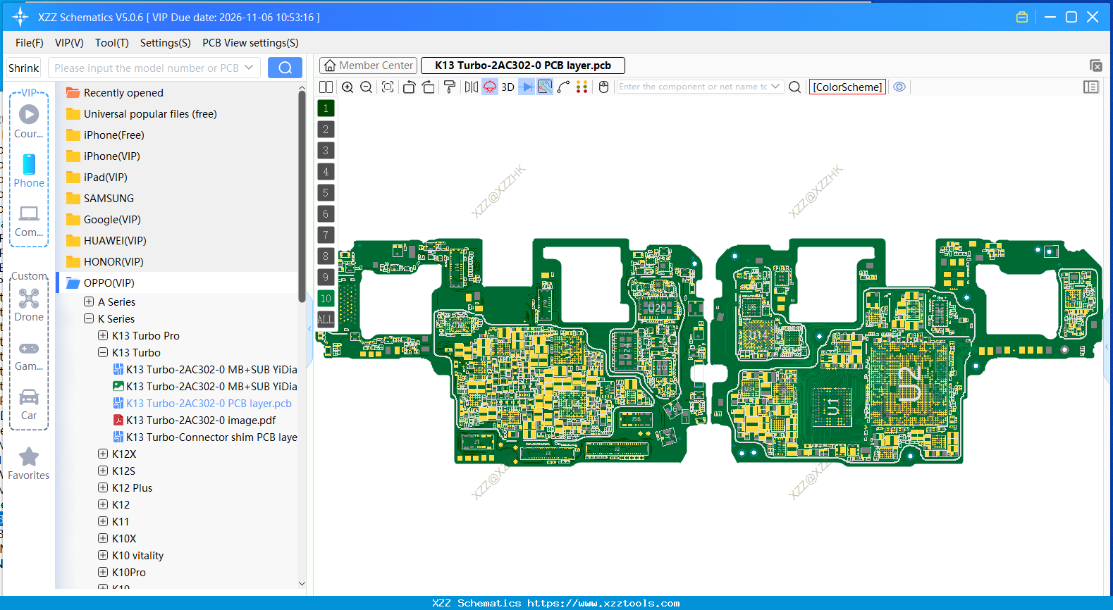 OPPO K13 Turbo-2AC302-0 PCB Layer